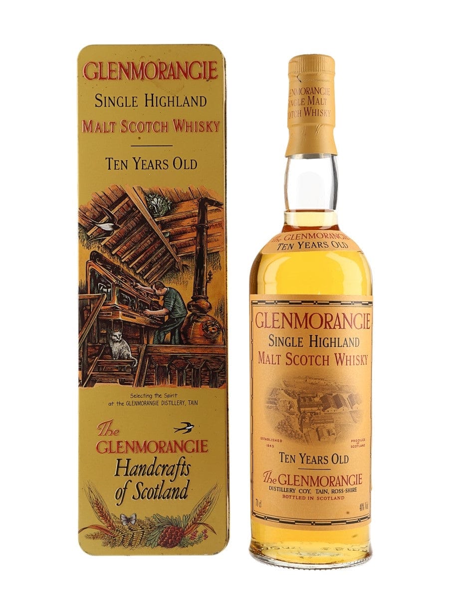 Glenmorangie 10 Year Old Handcrafts of Scotland 1990s Tin 70cl