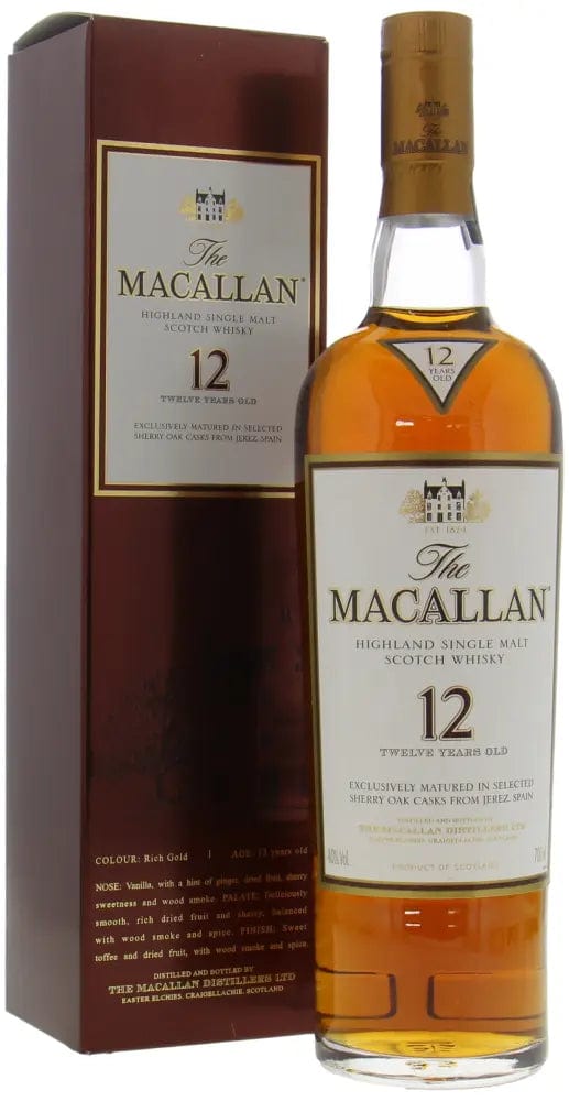Macallan 12 Year Old Sherry Oak Pre 2013 70cl, Threshers, Highland
