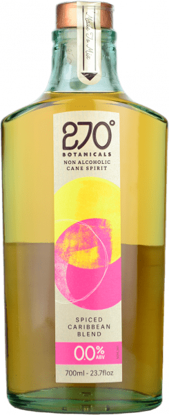 270 Degrees West Spiced Caribbean Blend Alcohol-Free Rum Alternative 70cl