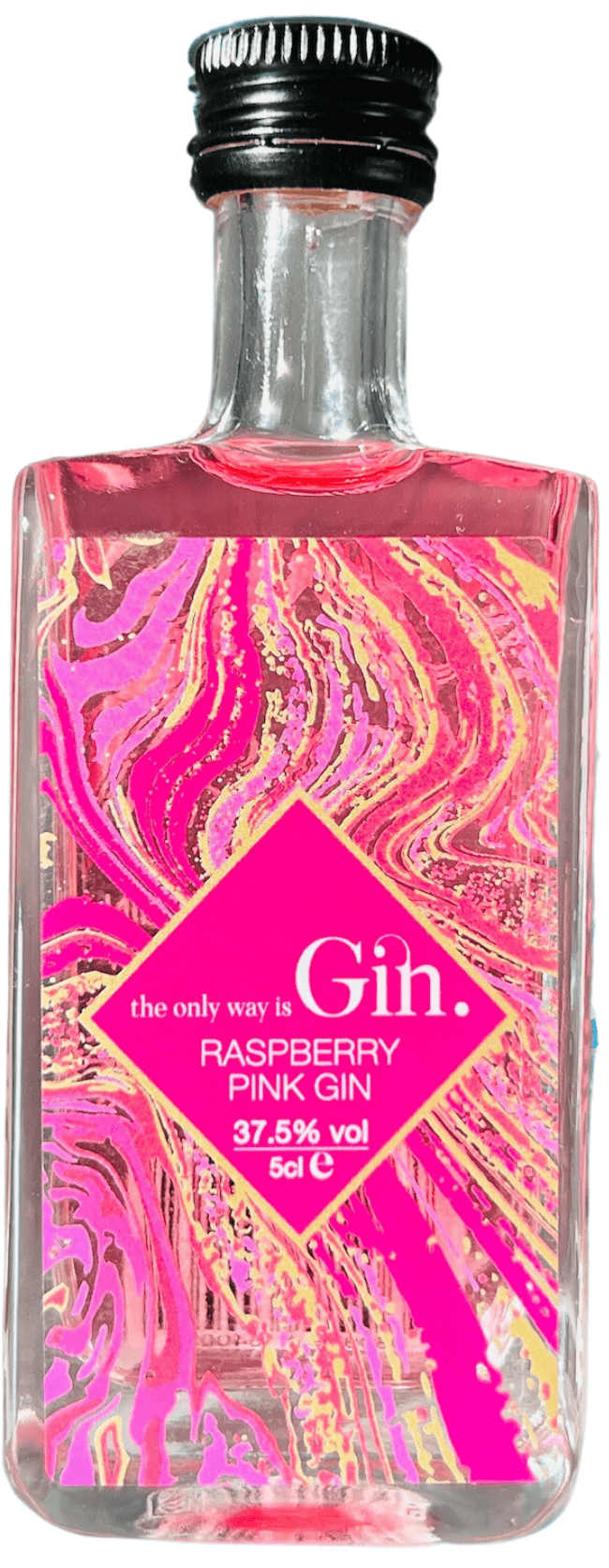 The Only Way Is Spirits Raspberry Pink Gin Miniature 5cl Threshers