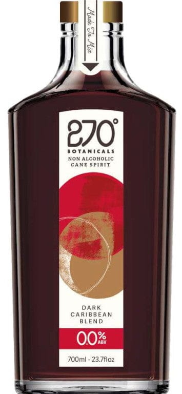 270 Degrees North Dark Caribbean Blend Alcohol-Free Rum Alternative 70cl