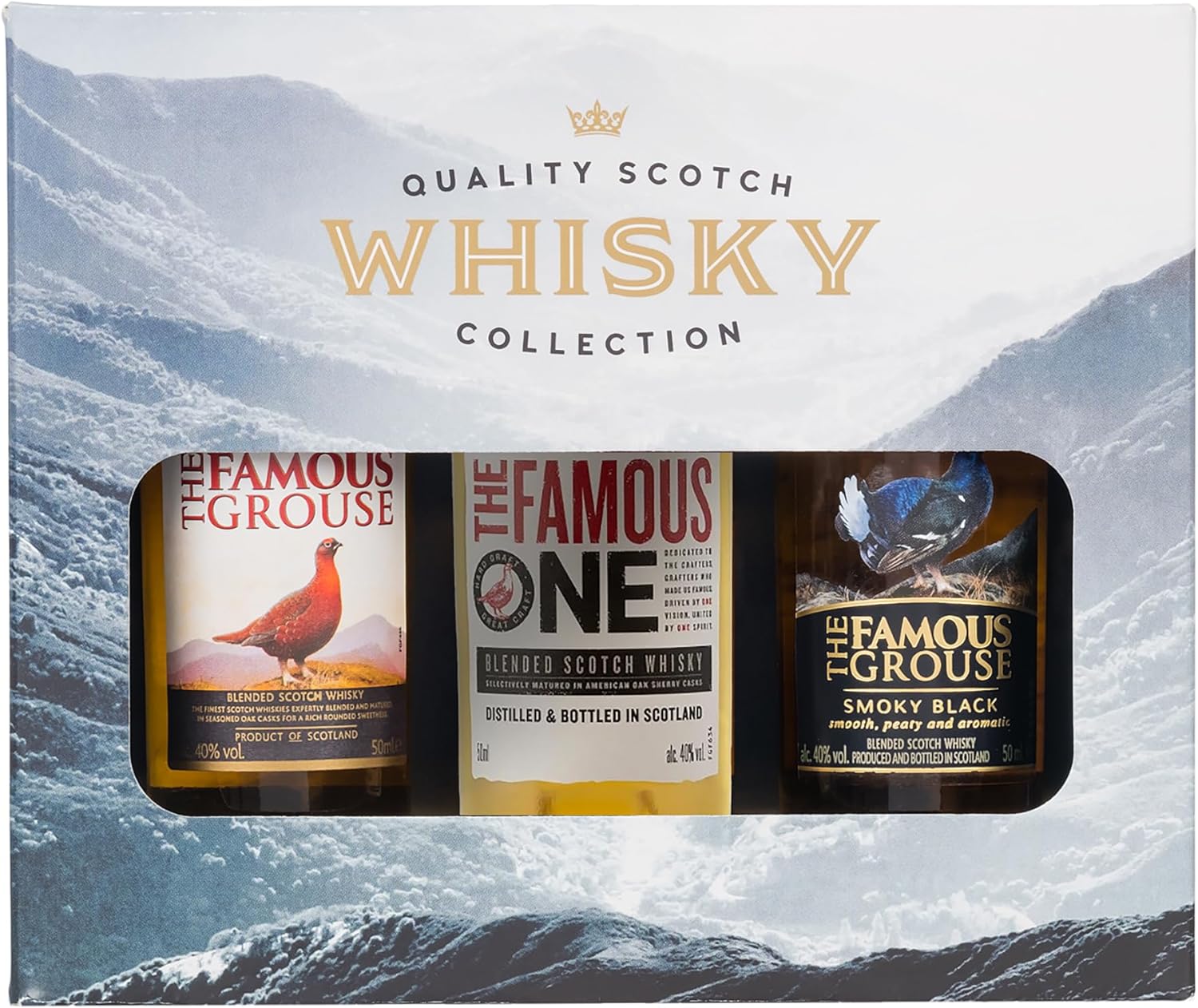 Blended Scotch Whisky Selection Trio Gift Pack 3x5cl Threshers