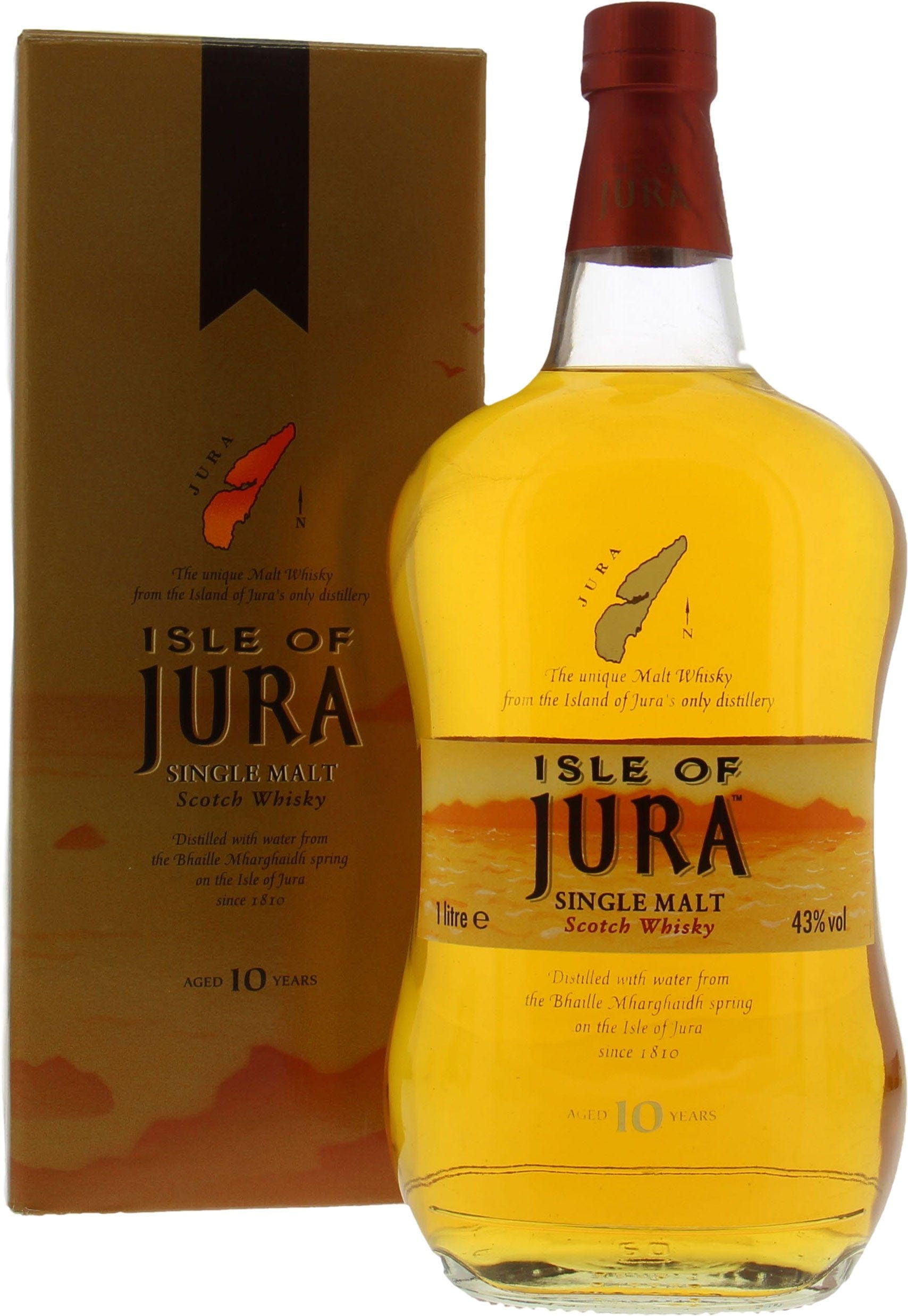 Isle of Jura 10 Year Old Origins Single Malt Scotch Whisky Gift