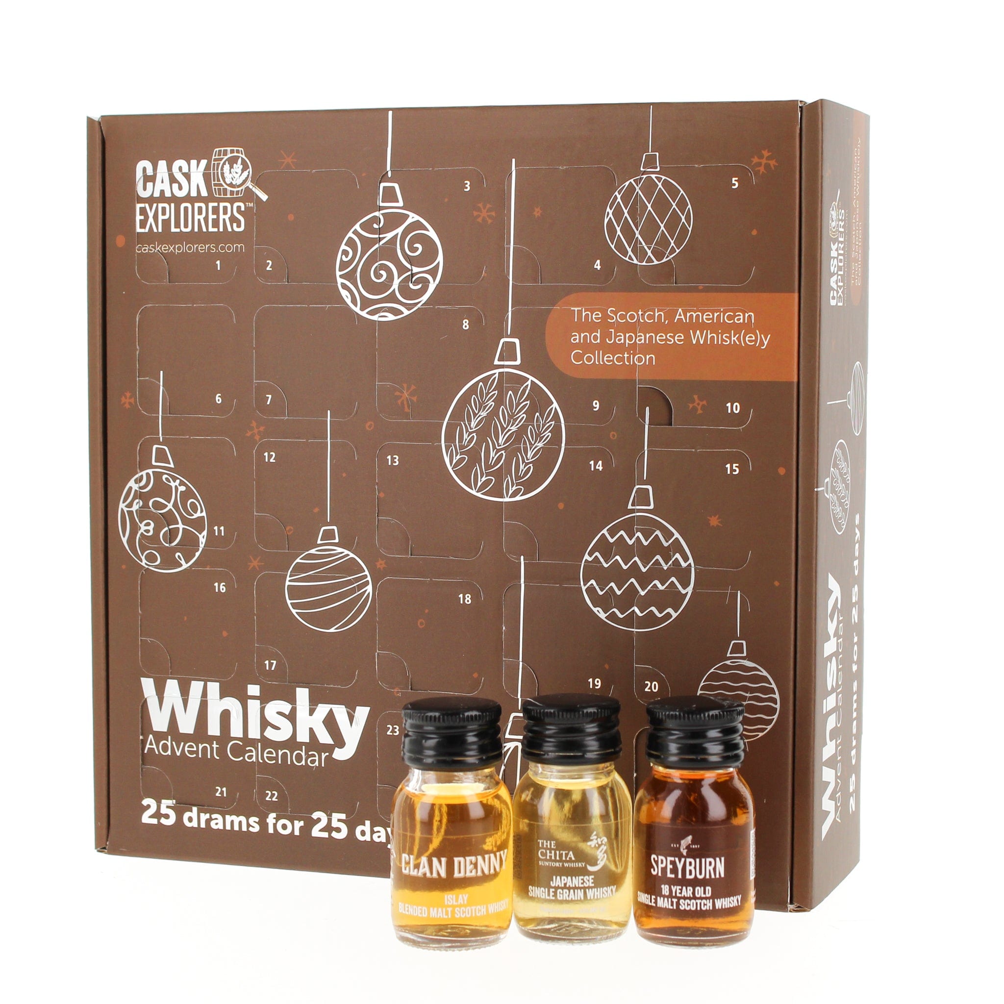25 Day Scotch/ USA/ Japanese Whisky Advent Calendar 2023 25x3cl Threshers