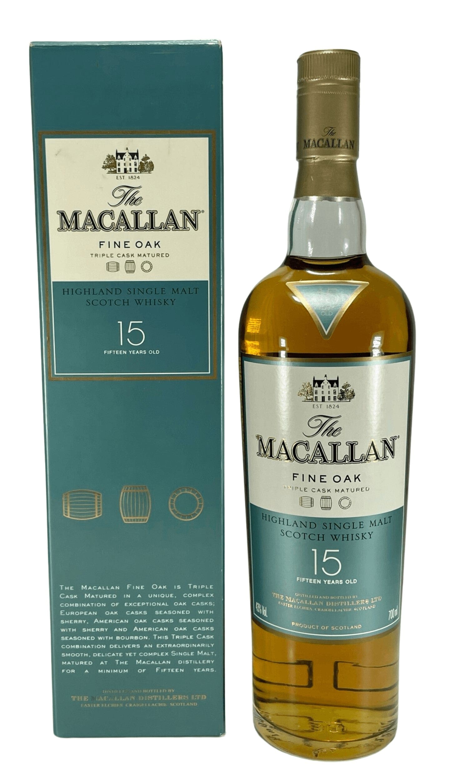 Macallan 15 Year Old Fine Oak 70cl, Threshers, Highland, United