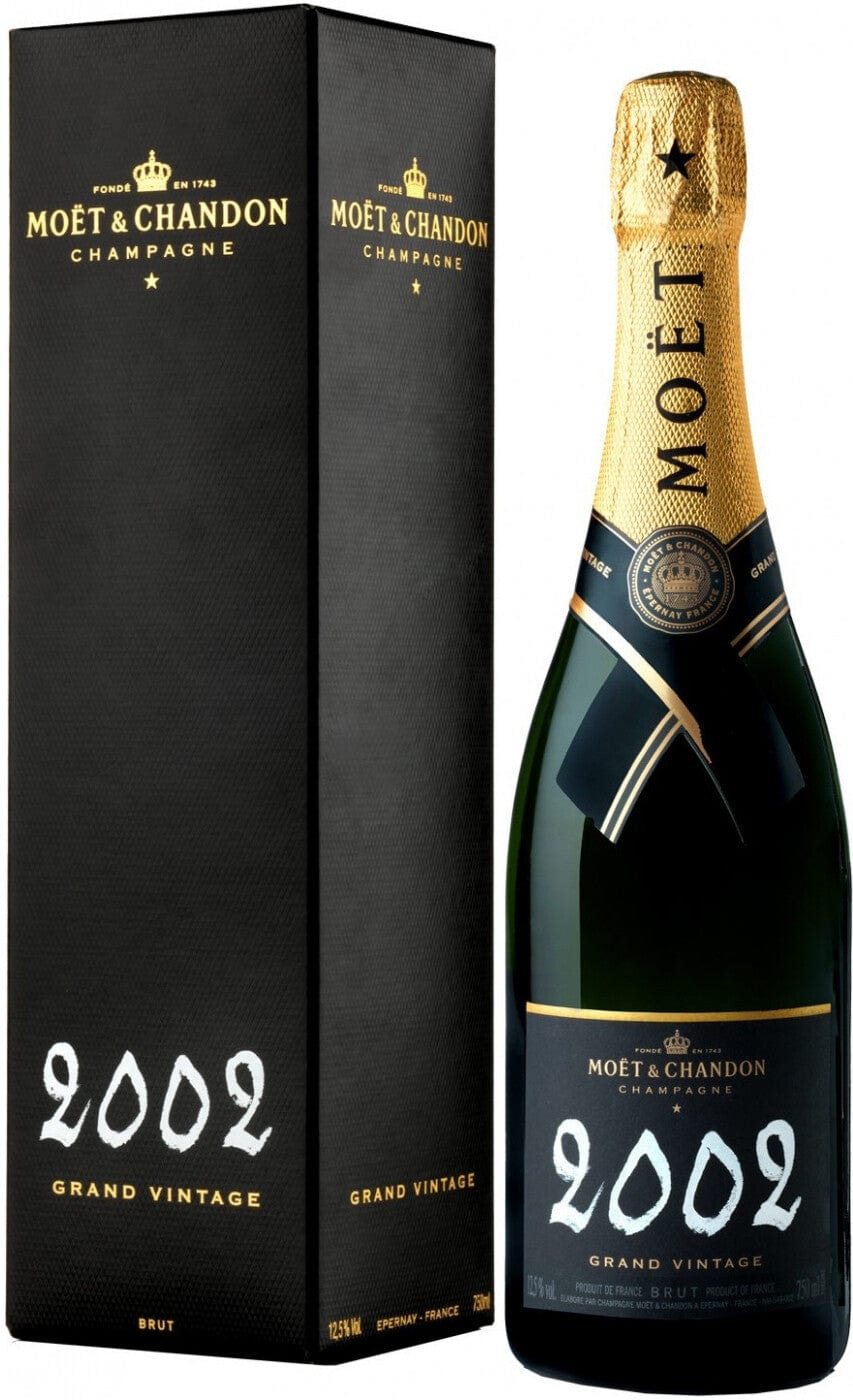 Moët & Chandon 2002 Grand Vintage Champagne 75cl, Threshers