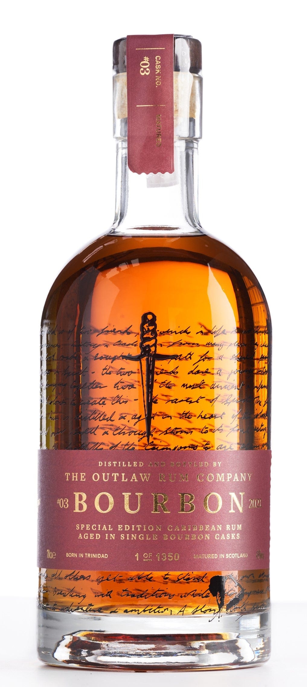 Outlaw Rum Bourbon Single Cask 3 Special Release 70cl Threshers