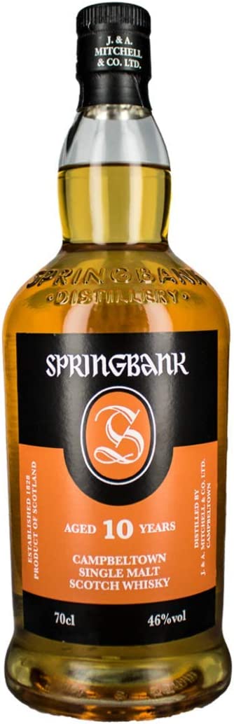 Springbank 10 Year Old Single Malt Scotch Whisky 70cl