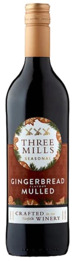 Three Mills Gingerbread Mulled Wine 75cl, Threshers Mulled Wine