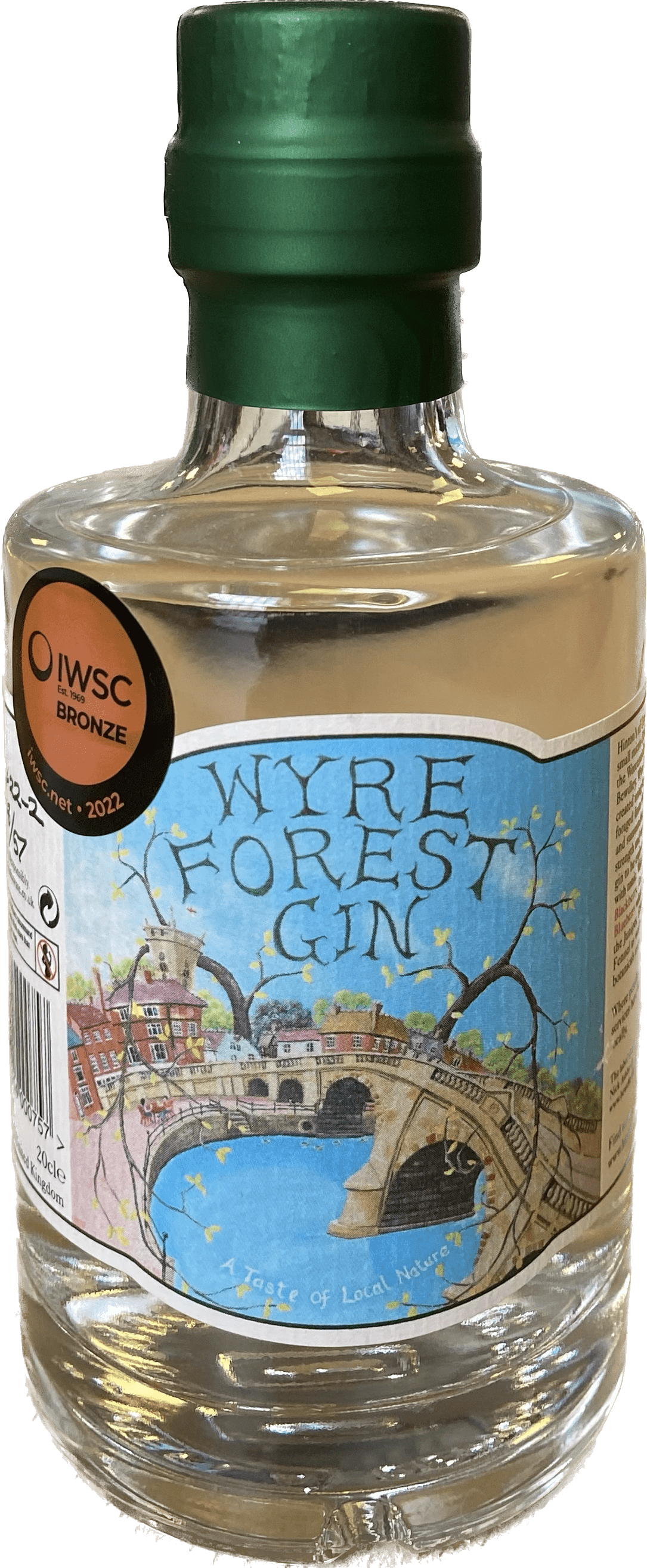 Hinton's Wyre Forest Gin 20cl Threshers