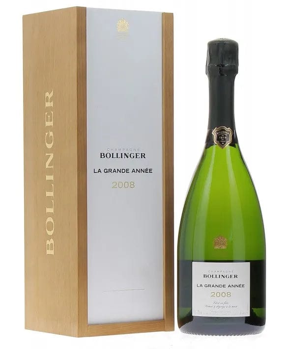 BollingerLa GrandeAnnée 2008 シャンパン　木箱付き 2008 Bollinger La Grande Annee Brut, Champagne, France