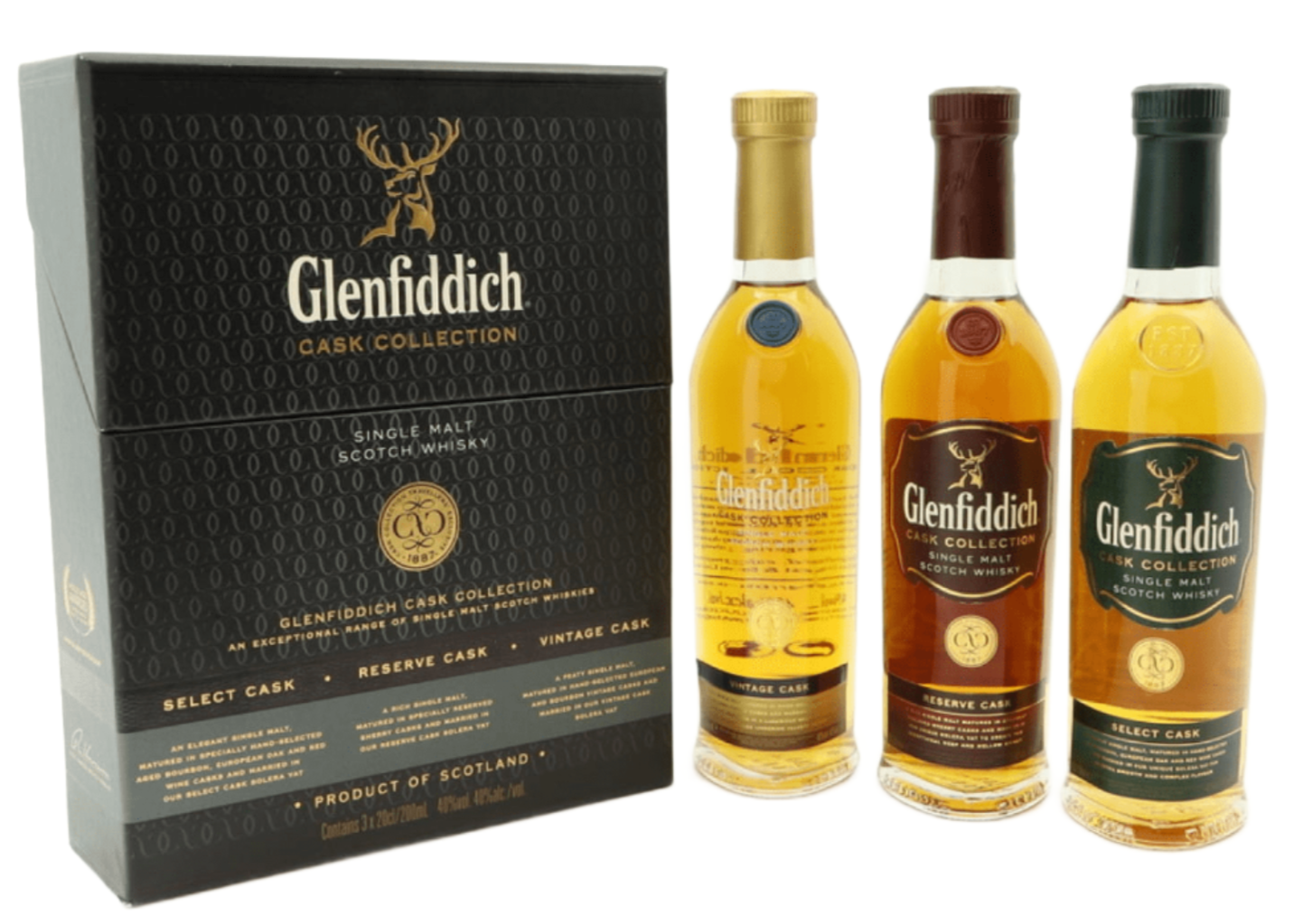 Glenfiddich Cask Collection Price India Glenfiddich Cask Collection 3x20cl – Threshers