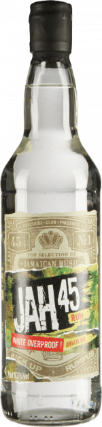 JAH45 White Overproof Rum 70cl