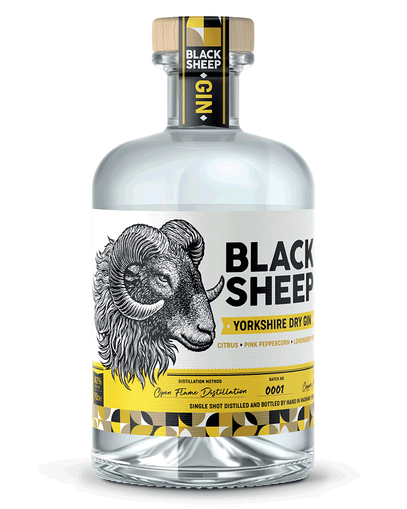 Black Sheep Yorkshire Dry Gin 70cl Threshers
