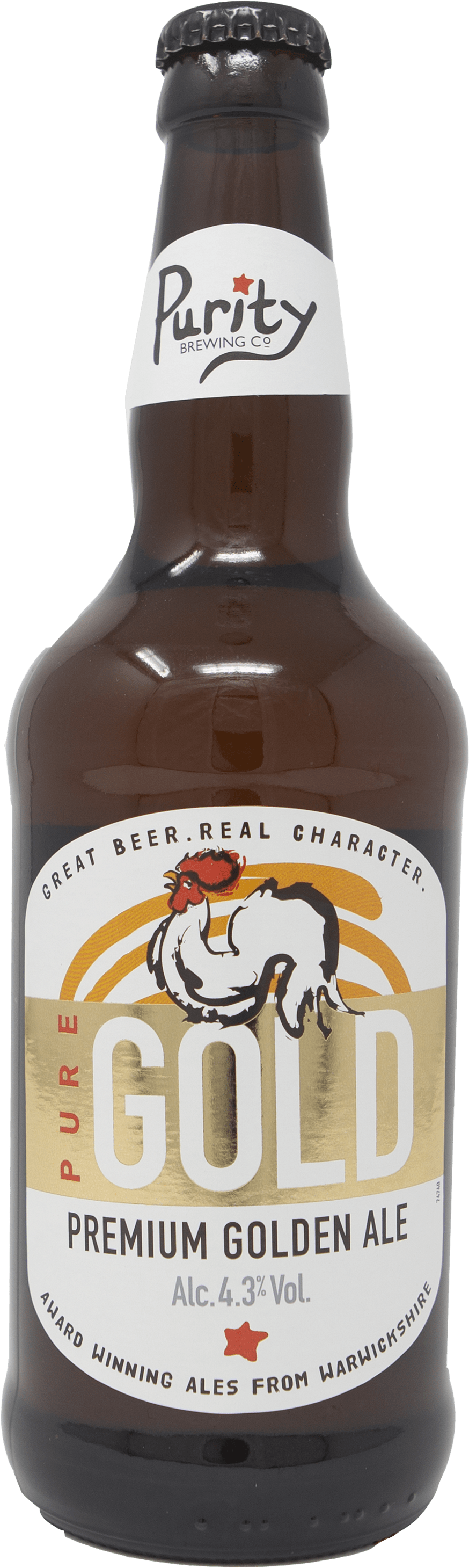 Purity Pure Gold Bottles 8x500ml Threshers