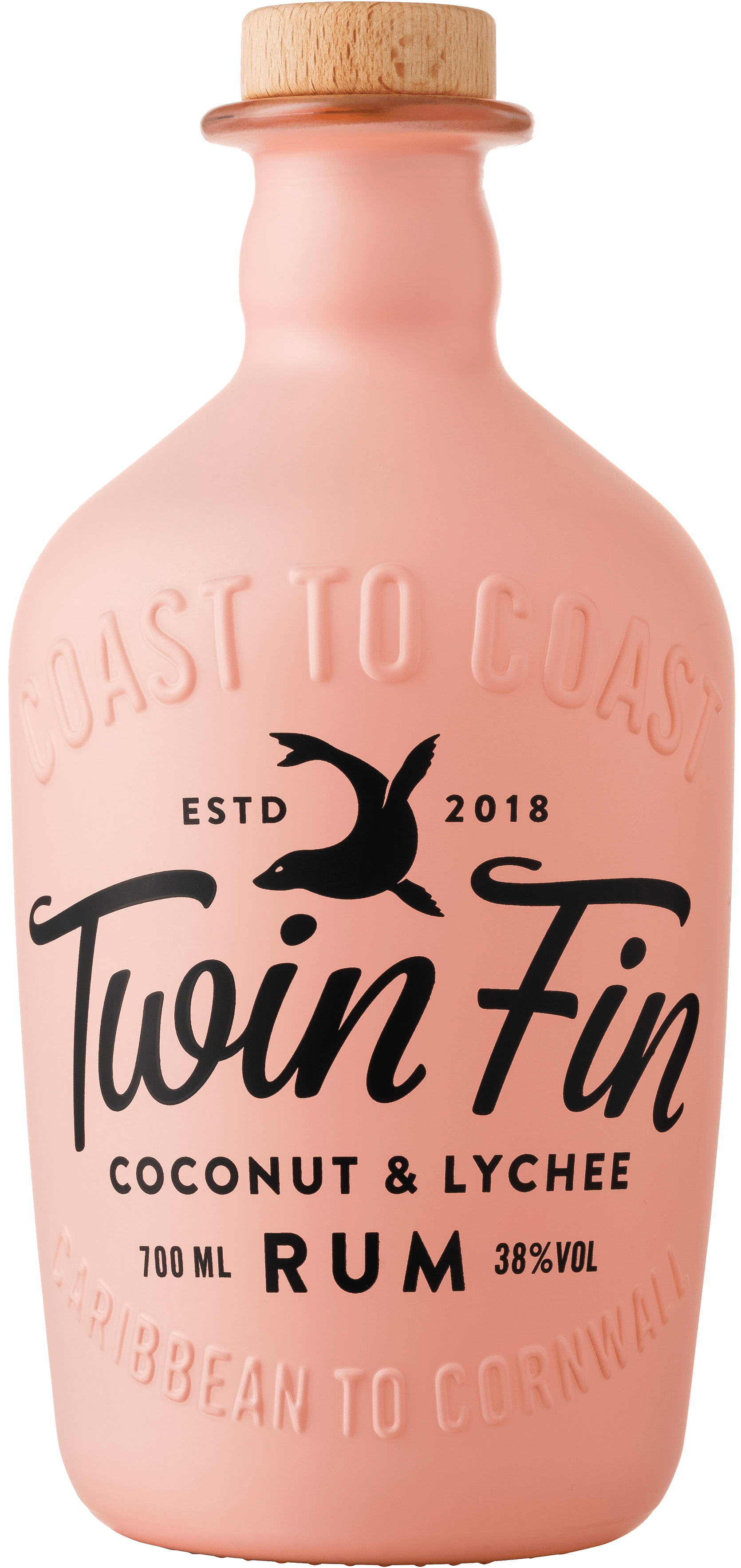 Twin Fin Coconut & Lychee Rum 70cl Threshers