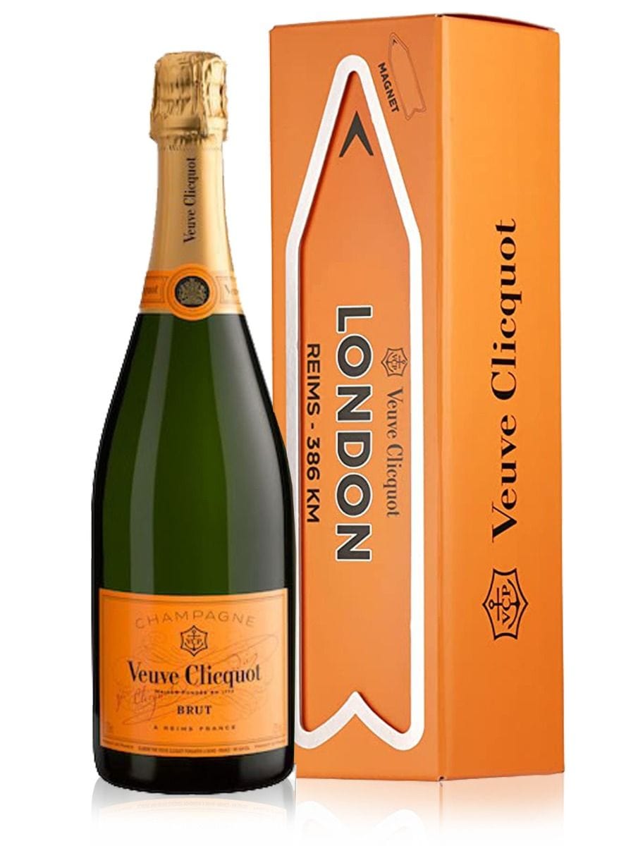 Veuve Clicquot Brut Champagne LONDON Magnet Arrow 75cl – Threshers