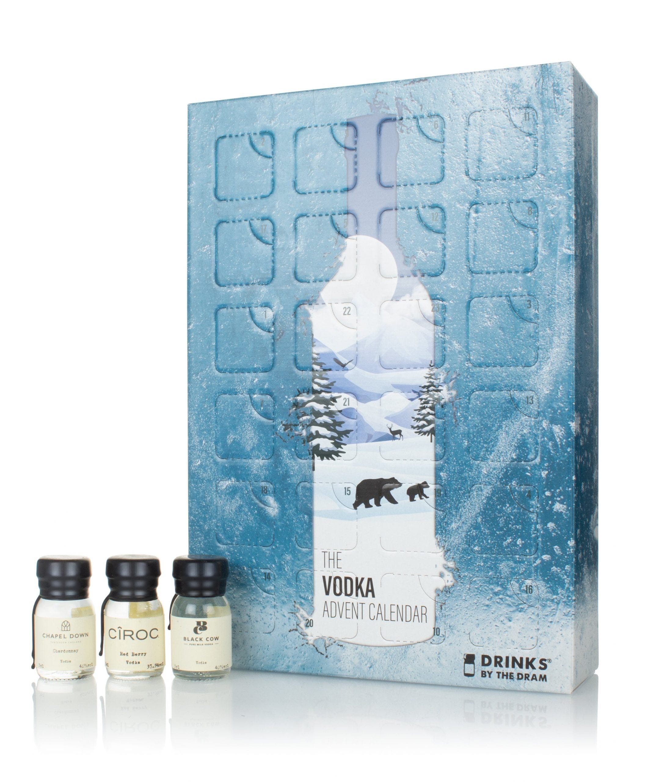 The Vodka Explorer Advent Calendar 24x3cl Threshers