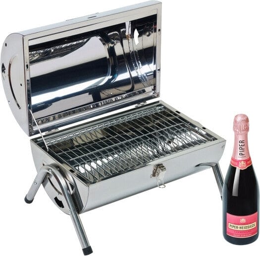 Piper-Heidsieck BBQ Grill & Bottle Cooler with Rose Sauvage NV Champagne 75cl