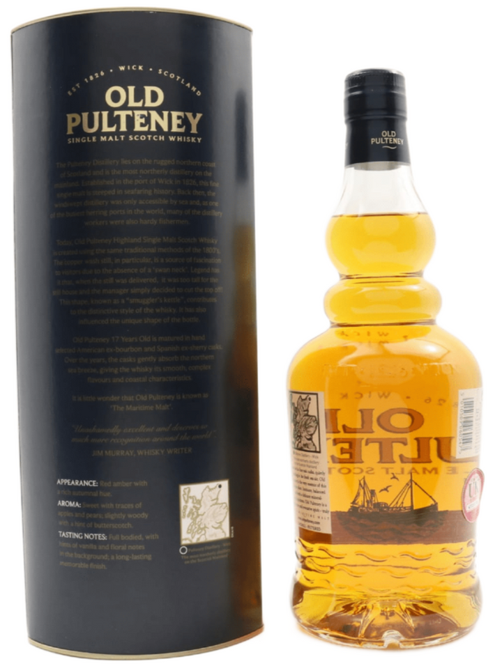 Old Pulteney 17 Year Old Single Malt Scotch Whisky 70cl, Threshers