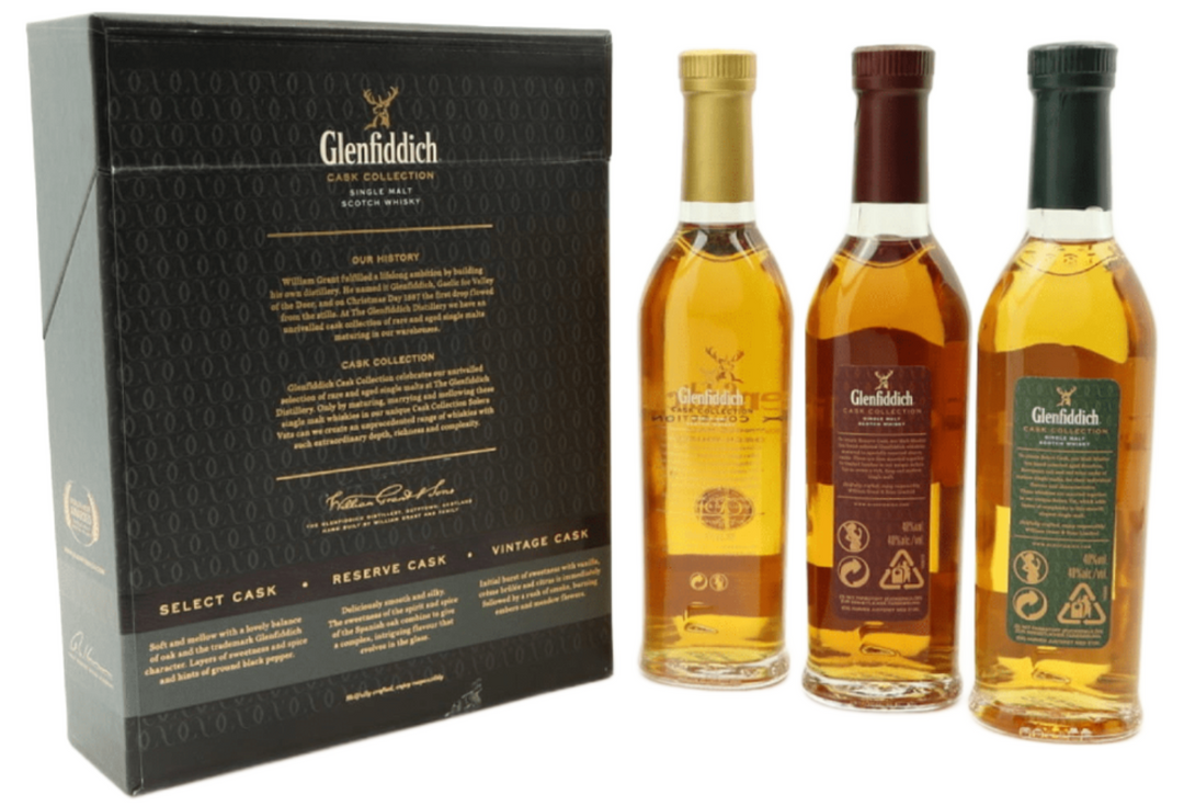 Glenfiddich Cask Collection 3x20cl, Threshers, Speyside, United