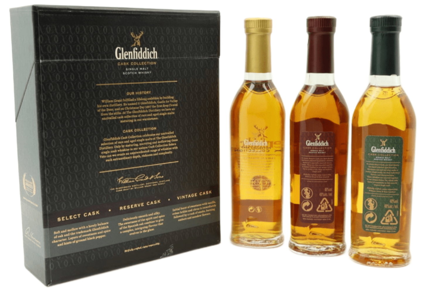 Glenfiddich Cask Collection Price India Glenfiddich Cask Collection 3x20cl – Threshers