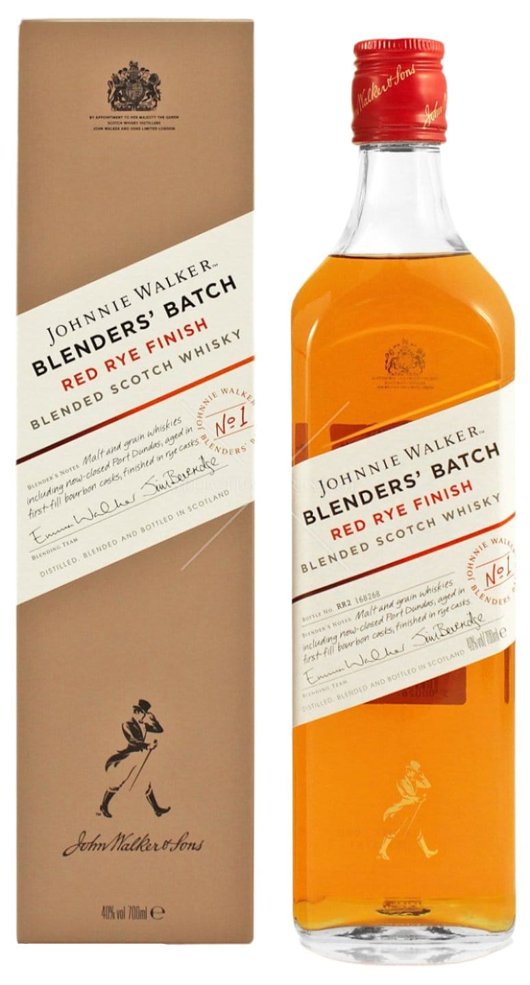 Red Rye Malt Johnnie Walker BBlenders Batch Red Rye Finish 70cl, Threshers, United ...
