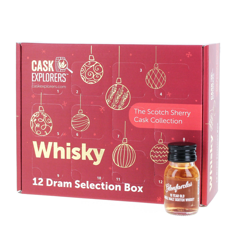 12 Day Scotch Whisky Sherry Cask Advent Calendar 2023 12x3cl