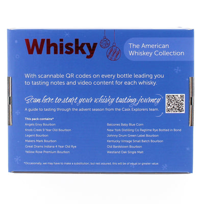 12 Day American Whiskey Advent Calendar 2023 12x3cl