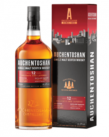 Auchentoshan 12 Years Old Single Malt Scotch Whisky 70cl