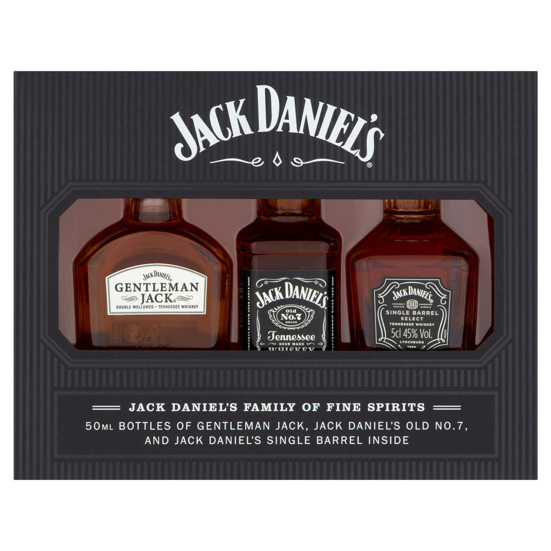 Jack Daniel's Family Whiskey Gift Set 3x5cl, Jack Daniels