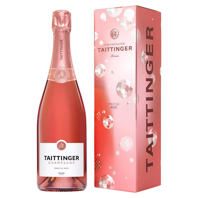 Taittinger Brut Prestige Rose NV Champagne Gift Box 75cl