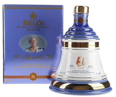 Bell's 8 Year Old Ceramic Decanter The Queen Mother's 100th Birthday 70cl