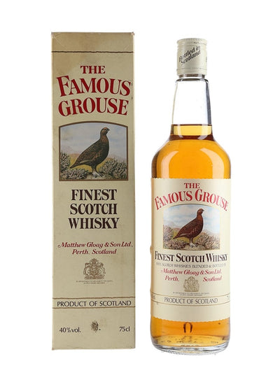 The Famous Grouse Finest Blended Scotch Whisky 1990's Bottling Gift Box 75cl