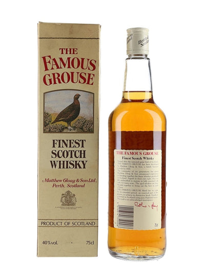 The Famous Grouse Finest Blended Scotch Whisky 1990's Bottling Gift Box 75cl