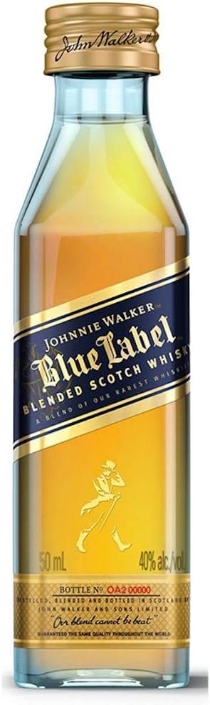 Johnnie Walker Blue Label Blended Scotch Whisky Miniature Gift Box 5cl