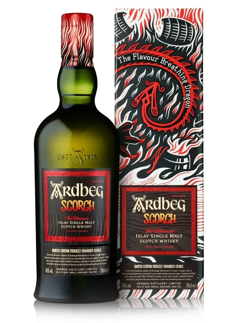 Ardbeg Scorch Limited Edition Single Malt Scotch Whisky Gift Box 70cl