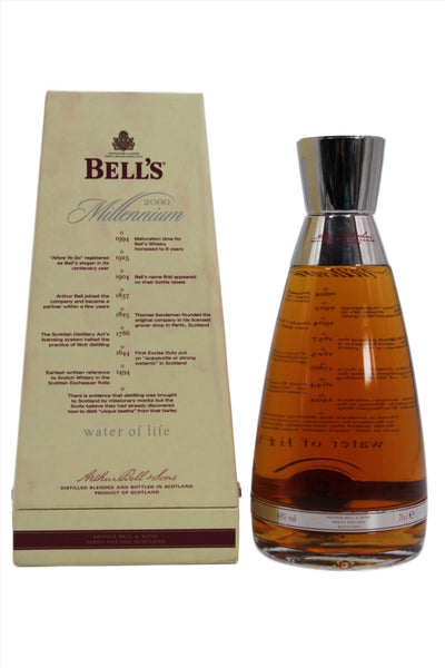 Bell's 8 Year Old Blended Scotch Whisky Limited Edition Millennium 2000 Decanter 70cl