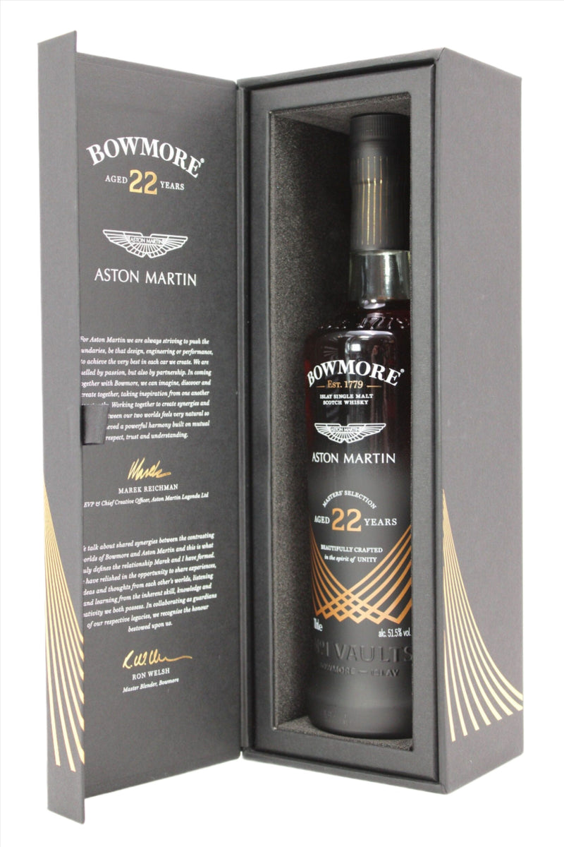 Bowmore 22 Year Old Limited Edition Aston Martin Single Malt Scotch Whisky 70cl
