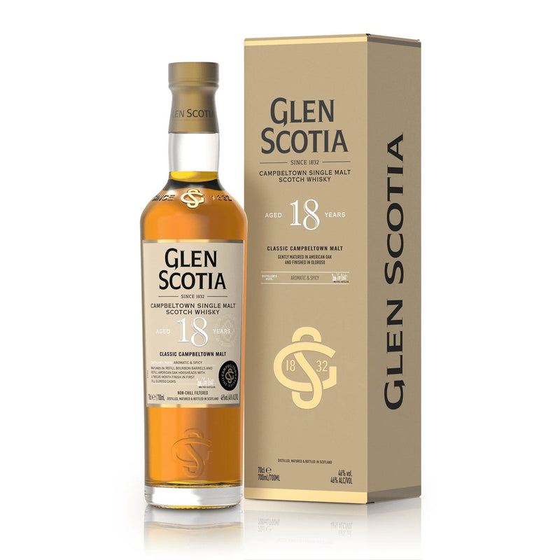 Glen Scotia 18 Year Old Campbeltown Single Malt Scotch Whisky 70cl
