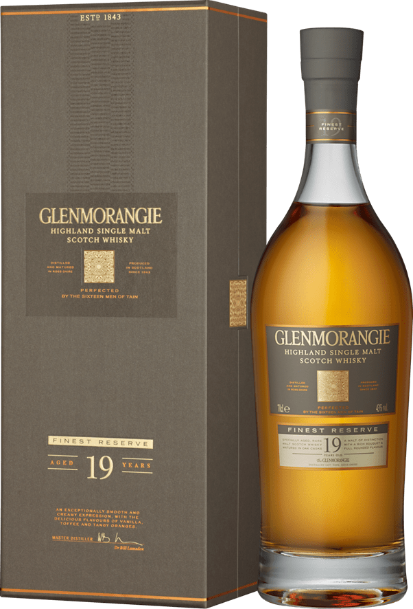 Glenmorangie 19 Year Old Finest Reserve Single Malt Whisky 70cl