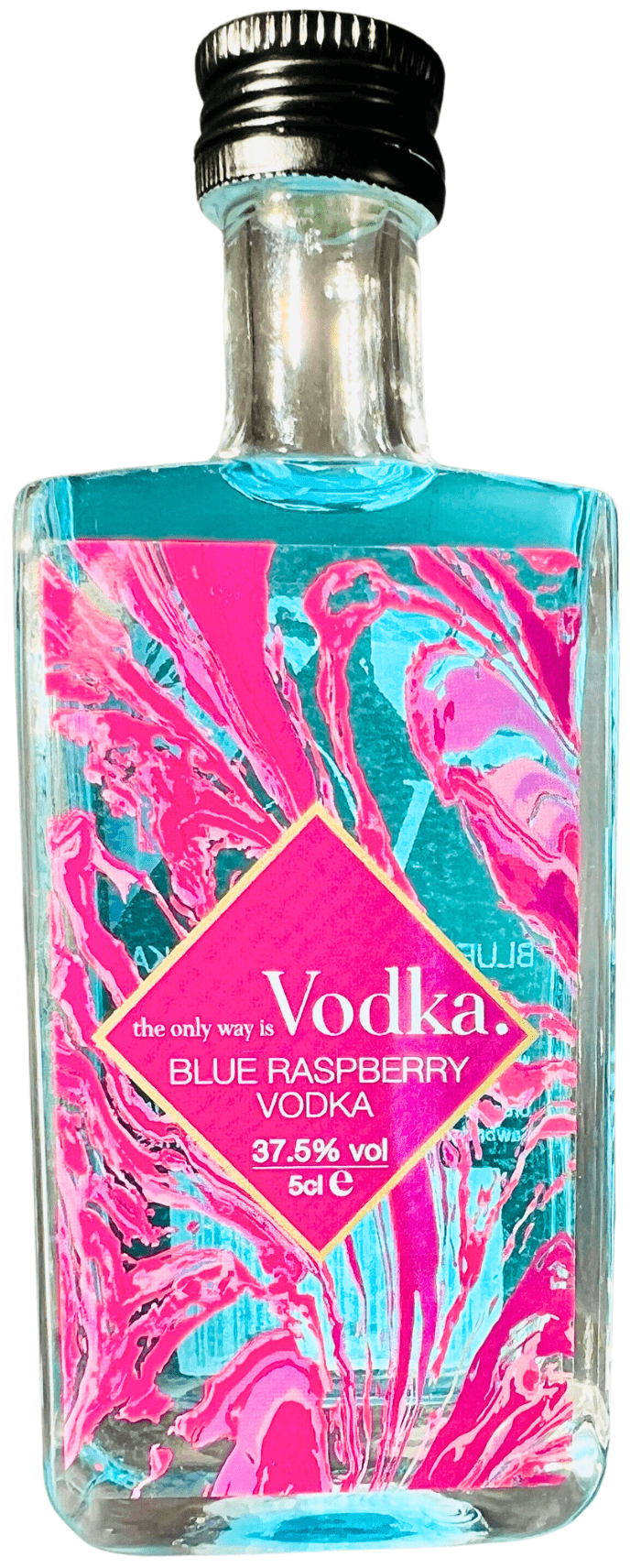 The Only Way Is Spirits Premium Blue Raspberry Vodka Miniature 5cl