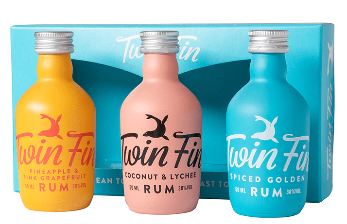 Twin Fin Miniature Rum Gift Set 3x5cl, Threshers | Spiced Rum | Threshers
