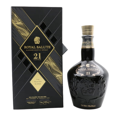 Chivas Royal Salute 21 Year Old The Peated Blend Black Flagon 70cl