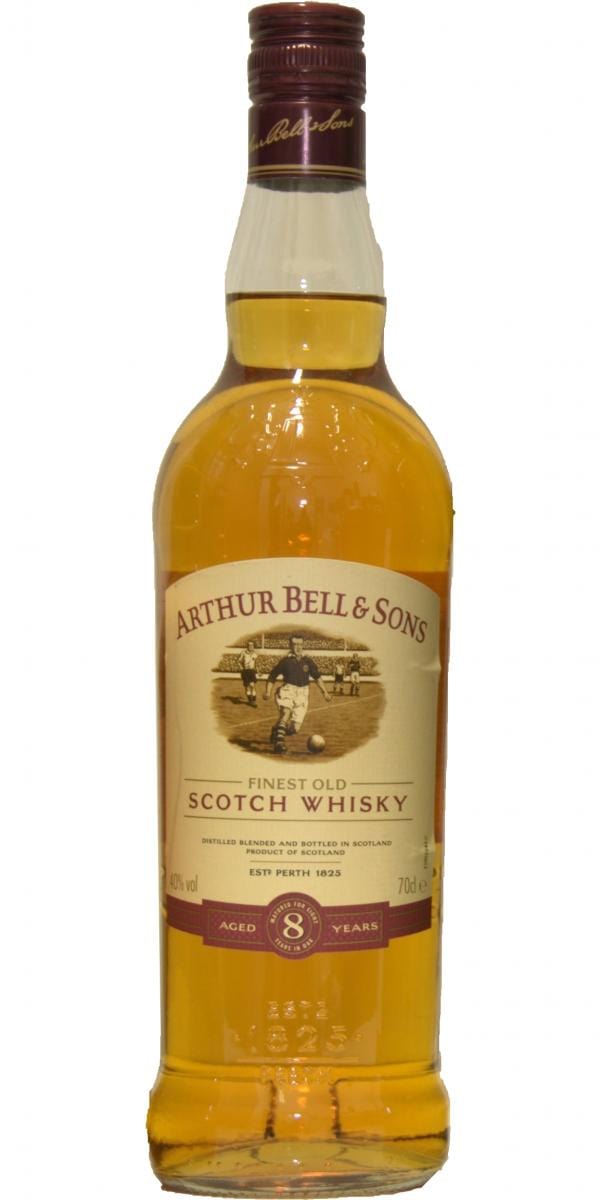 Arthur Bell & Sons 8 Year Old Scotch Whisky (Football Label) 70cl