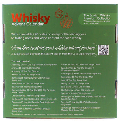 25 Day Premium Scotch Whisky Advent Calendar 2023 25x3cl