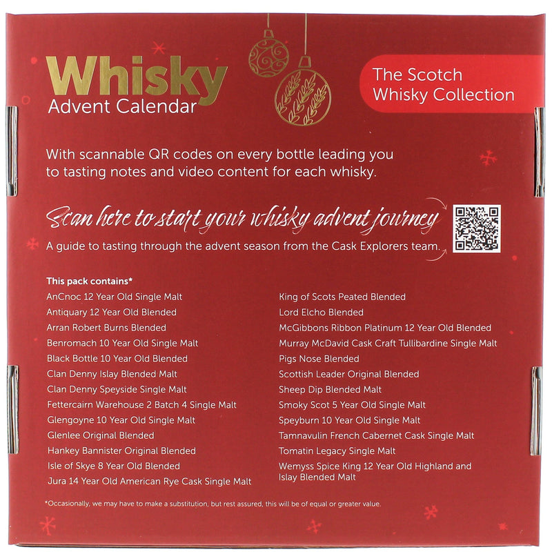 25 Day Scotch Whisky Advent Calendar 2023 25x3cl