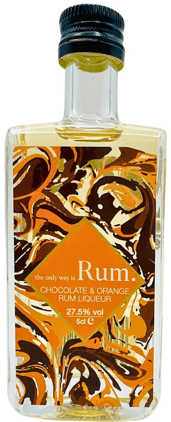 The Only Way Is Spirits Premium Chocolate & Orange Rum Liqueur Miniature 5cl