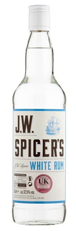 J.W Spicer White Rum 70cl