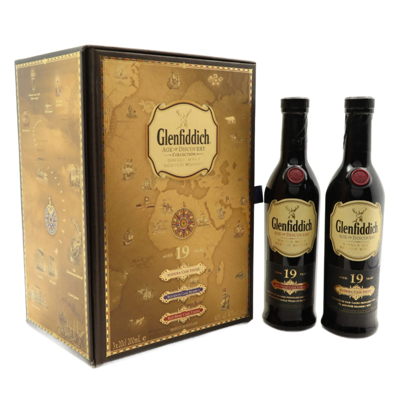 Glenfiddich Age Of Discovery 19 Year Old Madeira & Red Wine Cask 2x20cl